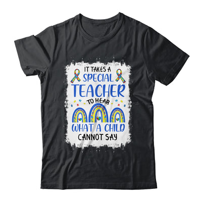 It Takes A Special Teacher To Hear What A Child Autism T-Shirt & Hoodie | Teecentury.com
