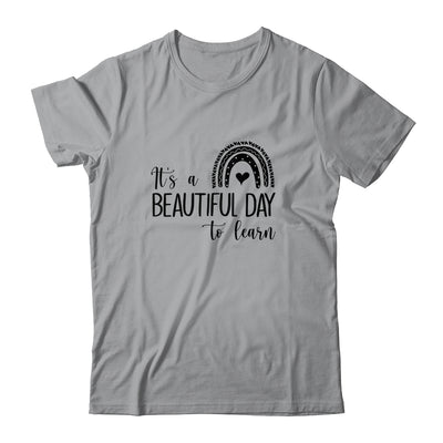 It's A Beautiful Day To Learn Rainbow Heart T-Shirt & Tank Top | Teecentury.com