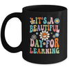 It's Beautiful Day For Learning Retro Teacher Back To School Mug | teecentury