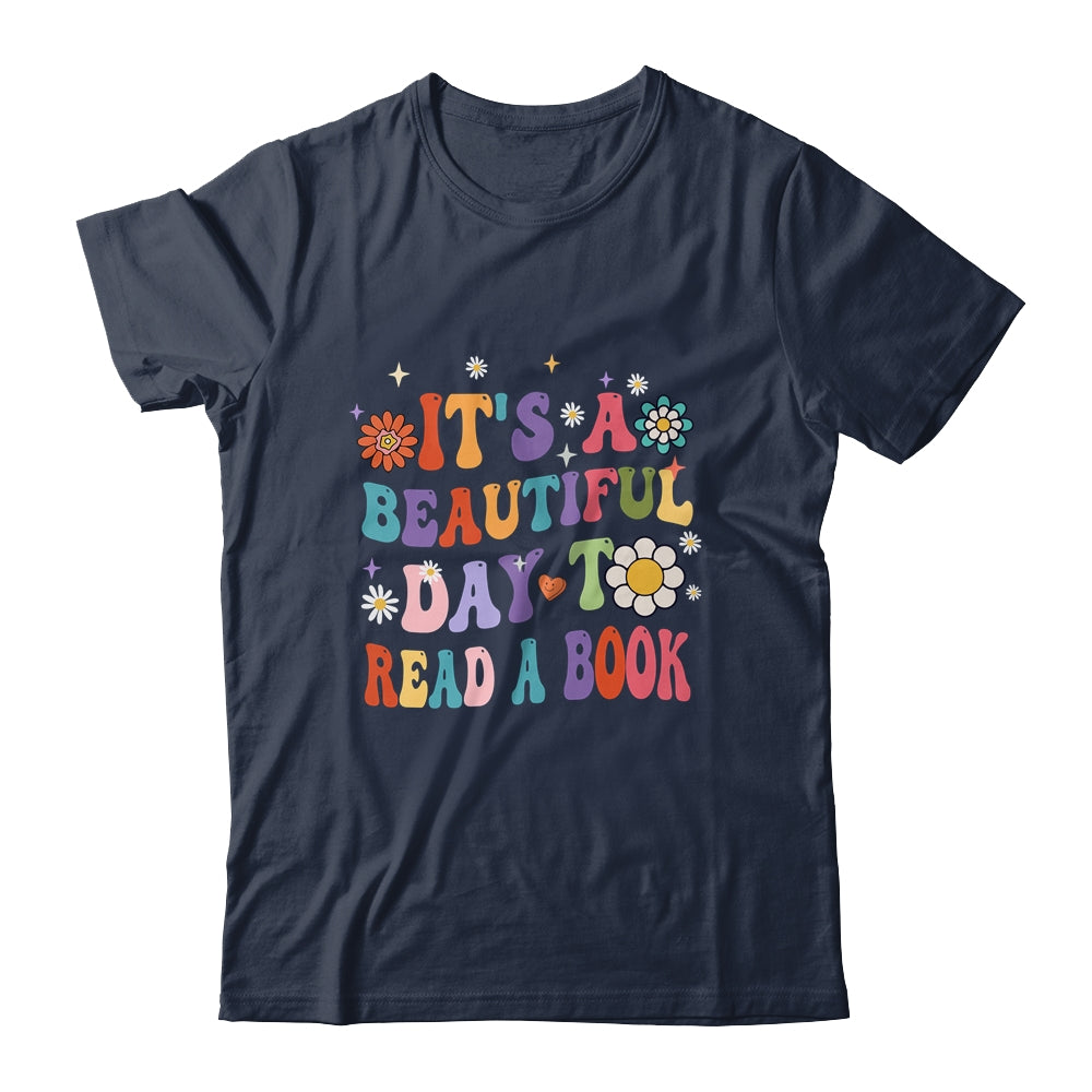 It's Beautiful Day To Read A Book Retro Teacher Students Shirt & Hoodie | teecentury