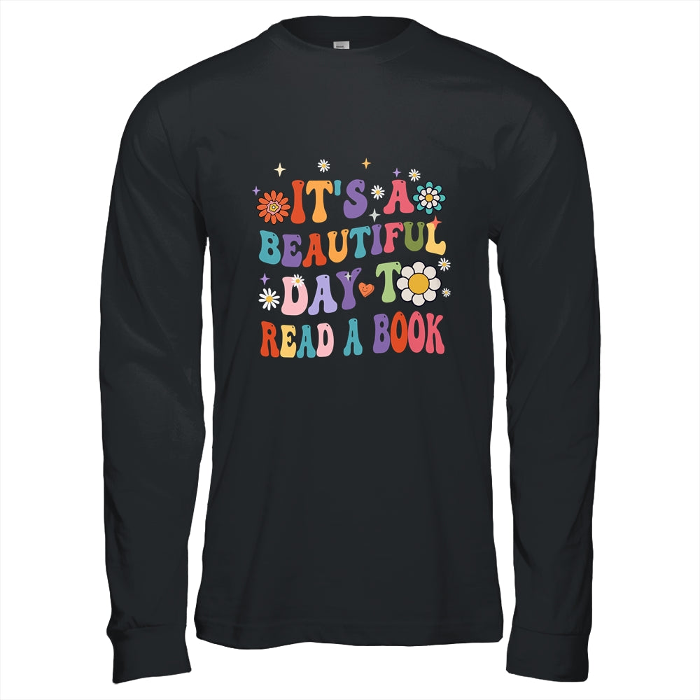 It's Beautiful Day To Read A Book Retro Teacher Students Shirt & Hoodie | teecentury