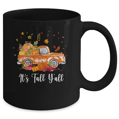 It's Fall Y'all Pumpkin Truck Autumn Tree Hello Fall Women Mug | teecentury