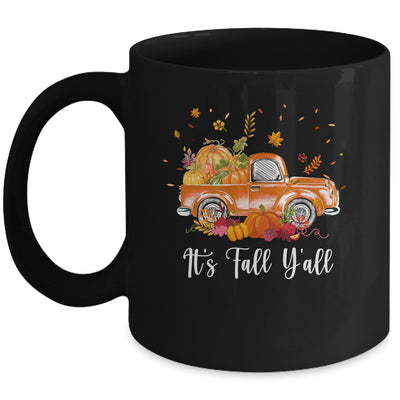It's Fall Y'all Pumpkin Truck Autumn Tree Hello Fall Women Mug | teecentury