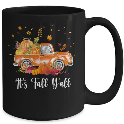 It's Fall Y'all Pumpkin Truck Autumn Tree Hello Fall Women Mug | teecentury