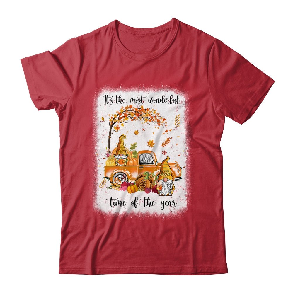 It's The Most Wonderful Time Of The Year Gnomes Bleached Shirt & Hoodie | teecentury