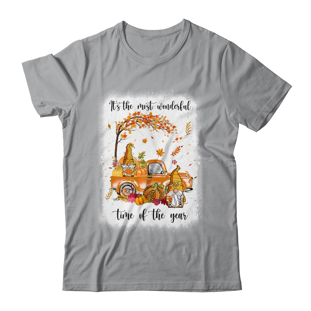 It's The Most Wonderful Time Of The Year Gnomes Bleached Shirt & Hoodie | teecentury
