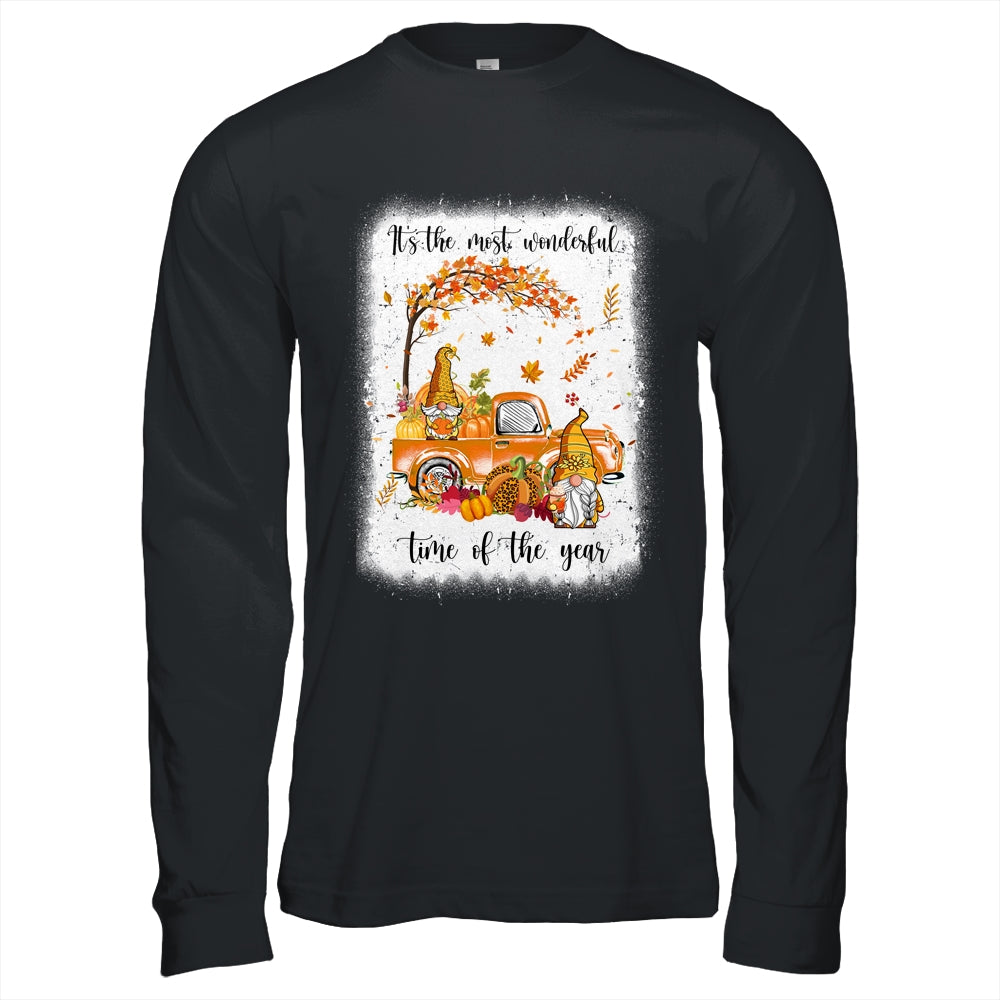 It's The Most Wonderful Time Of The Year Gnomes Bleached Shirt & Hoodie | teecentury