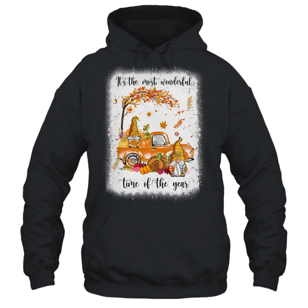 It's The Most Wonderful Time Of The Year Gnomes Bleached Shirt & Hoodie | teecentury