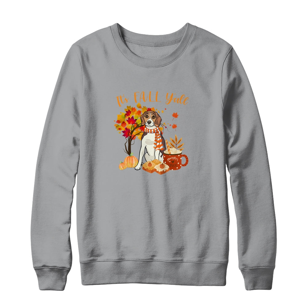 Its Fall Yall Beagle Dog Halloween Autumn T-Shirt & Sweatshirt | Teecentury.com