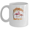 Its Fall Yall Flamingo Thanksgiving Halloween Gift Mug Coffee Mug | Teecentury.com