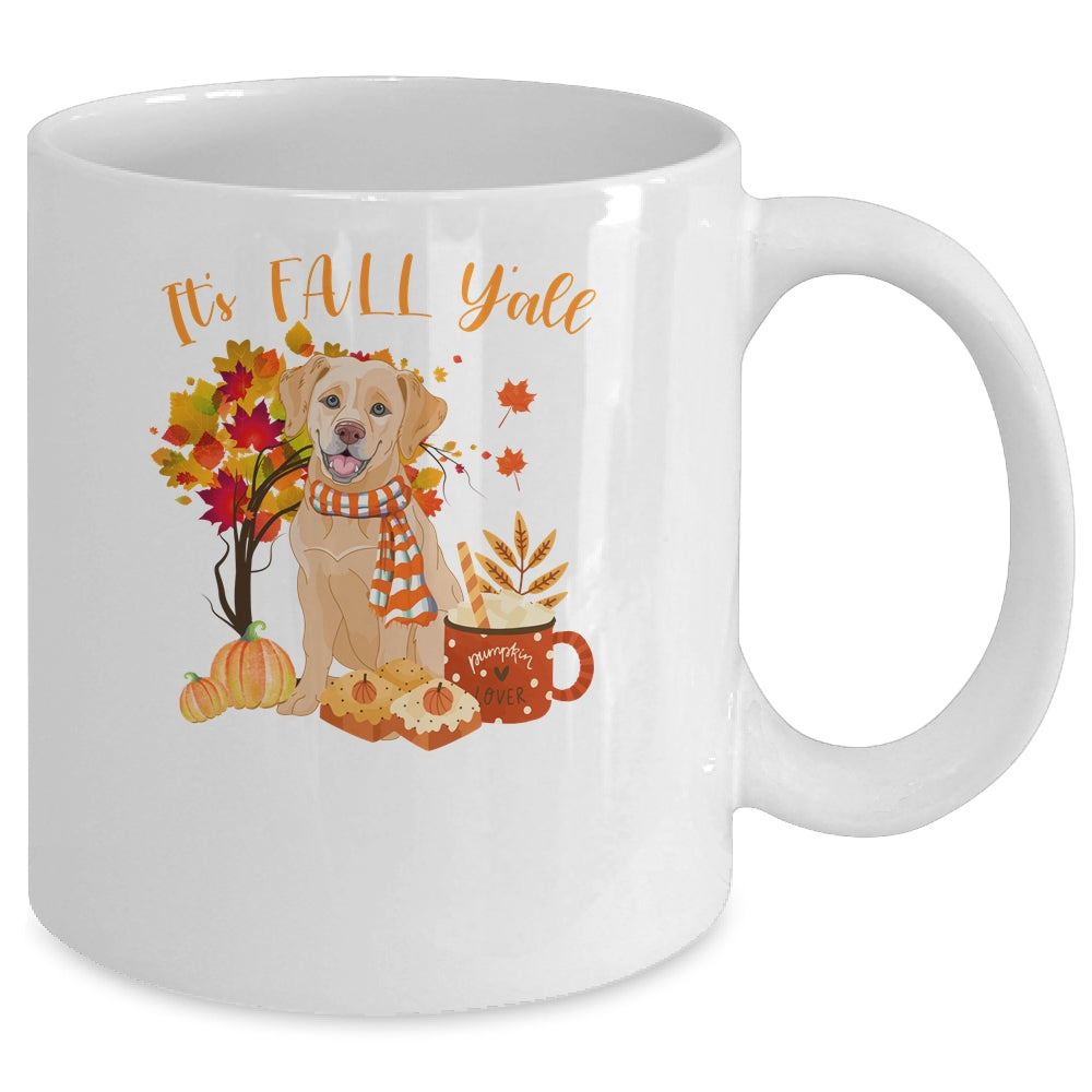 Its Fall Yall Golden Retriever Dog Halloween Autumn Mug Coffee Mug | Teecentury.com