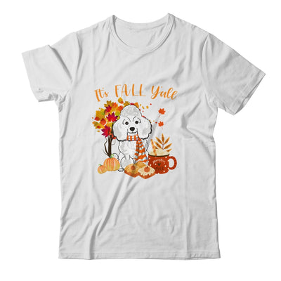 Its Fall Yall Poodle Dog Halloween Autumn T-Shirt & Sweatshirt | Teecentury.com