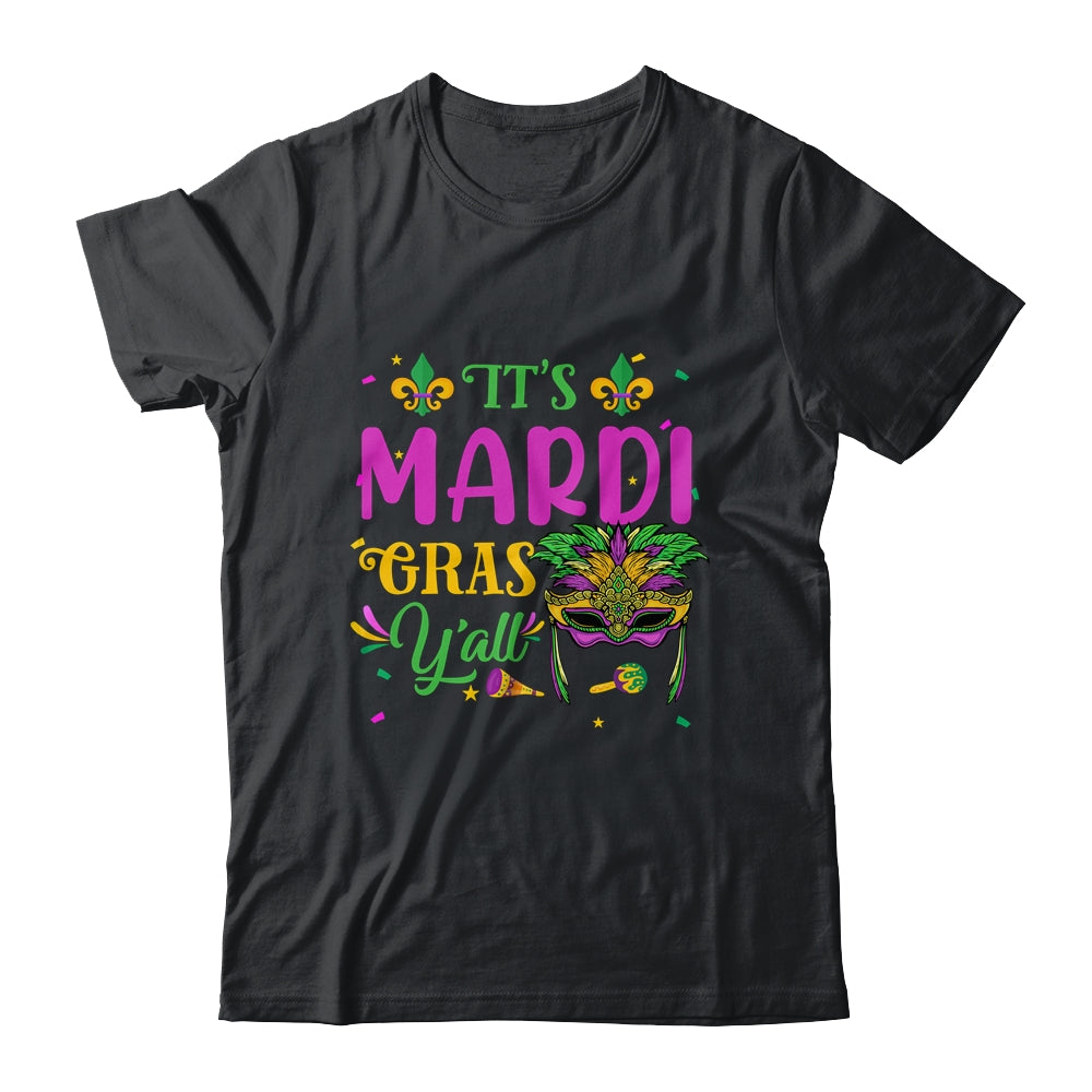 Its Mardi Gras Yall Mardi Gras Party Costume T-Shirt & Tank Top | Teecentury.com