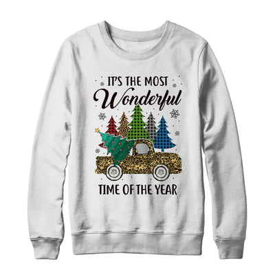 Its The Most Wonderful Time Of The Year Plaid Christmas Tree T-Shirt & Sweatshirt | Teecentury.com