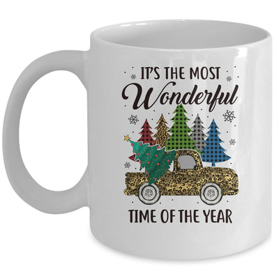 Its The Most Wonderful Time Of The Year Plaid Christmas Tree Mug Coffee Mug | Teecentury.com