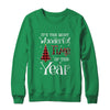 Its The Most Wonderful Time The Year Red Plaid Christmas Tree T-Shirt & Sweatshirt | Teecentury.com