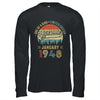 January 1948 Vintage 75 Years Old Retro 75th Birthday Shirt & Hoodie | teecentury