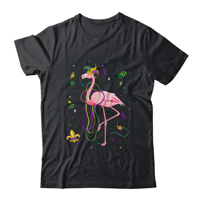 Jester Flamingo Beads Mardi Gras Party Parade Girls Shirt & Tank Top | teecentury