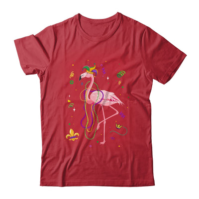 Jester Flamingo Beads Mardi Gras Party Parade Girls Shirt & Tank Top | teecentury