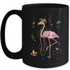 Jester Flamingo Beads Mardi Gras Party Parade Girls Mug | teecentury