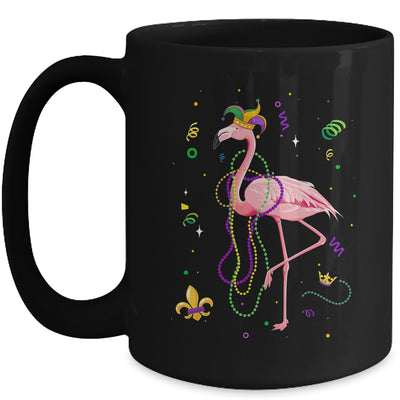 Jester Flamingo Beads Mardi Gras Party Parade Girls Mug | teecentury