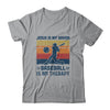 Jesus Is My Savior Baseball Is My Therapy Vintage Christian Gift T-Shirt & Hoodie | Teecentury.com