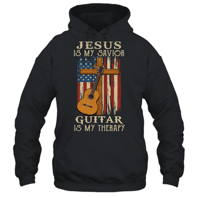 Jesus Is My Savior Guitar Is My Therapy T-Shirt & Hoodie | Teecentury.com