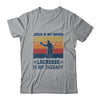 Jesus Is My Savior Lacrosse Is My Therapy Vintage Christian Gift T-Shirt & Hoodie | Teecentury.com