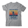 Jesus Is My Savior Soccer Is My Therapy Vintage Christian Gift T-Shirt & Hoodie | Teecentury.com