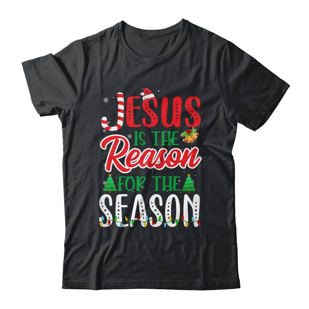 Womens Girls Jesus Is The Reason For The Season Christmas Christian T-Shirt Womens Girls Jesus Is The Reason For The Season Christmas Christian T-Shirt