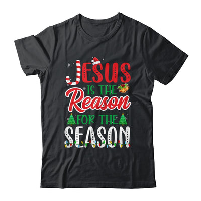 Jesus Is The Reason For The Season Christian Candy Xmas T-Shirt & Sweatshirt | Teecentury.com