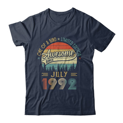 July 1992 Vintage 30 Years Old Retro 30th Birthday T-Shirt & Hoodie | Teecentury.com