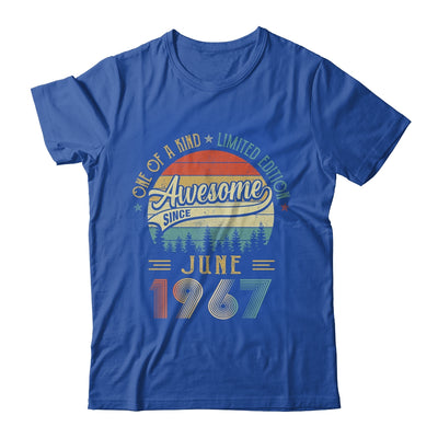 June 1967 Vintage 55 Years Old Retro 55th Birthday T-Shirt & Hoodie | Teecentury.com