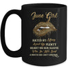 June Girl Birthday Funny Leopard Lips Women Mug Coffee Mug | Teecentury.com