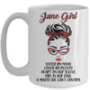 June Girl Hated By Many Loved By Plenty Leopard Women Mug Coffee Mug | Teecentury.com