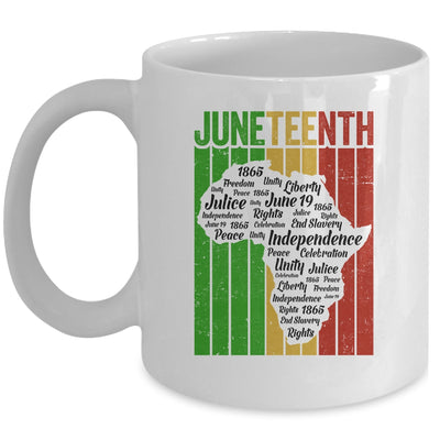 Juneteenth African Independence Day Slave Freedom Black Mug Coffee Mug | Teecentury.com