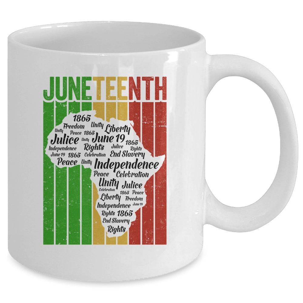 Juneteenth African Independence Day Slave Freedom Black Mug Coffee Mug | Teecentury.com