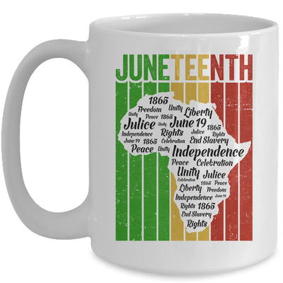 Juneteenth African Independence Day Slave Freedom Black Mug Coffee Mug | Teecentury.com