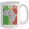 Juneteenth African Independence Day Slave Freedom Black Mug Coffee Mug | Teecentury.com