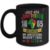 Juneteenth Black History Pride African American Freedom Mug Coffee Mug | Teecentury.com