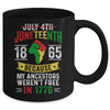 Juneteenth Black History Pride African American Freedom Mug Coffee Mug | Teecentury.com