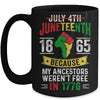 Juneteenth Black History Pride African American Freedom Mug Coffee Mug | Teecentury.com