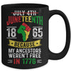 Juneteenth Black History Pride African American Freedom Mug Coffee Mug | Teecentury.com