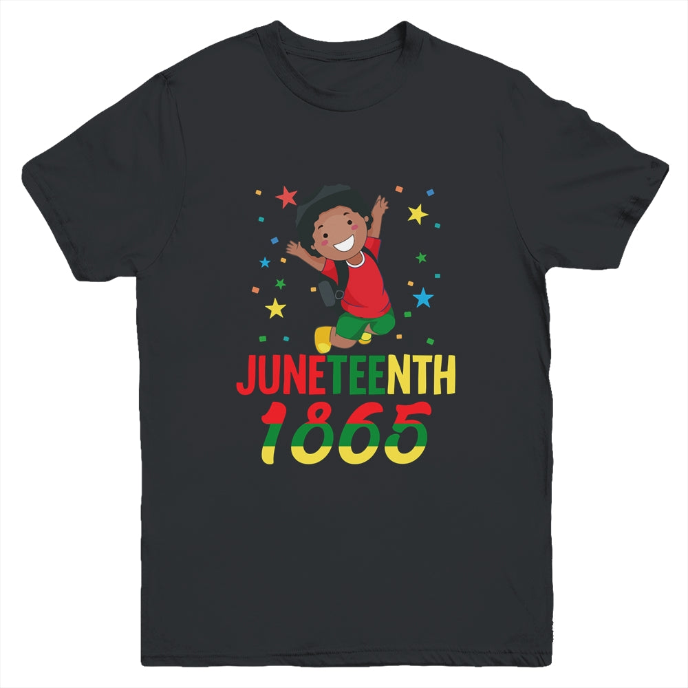 Juneteenth Celebrating 1865 Cute Black Boys Youth Youth Shirt | Teecentury.com