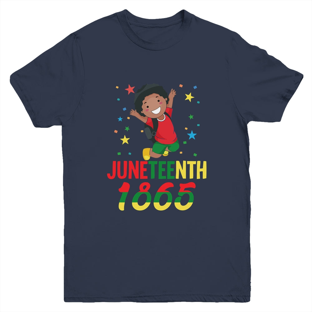 Juneteenth Celebrating 1865 Cute Black Boys Youth Youth Shirt | Teecentury.com