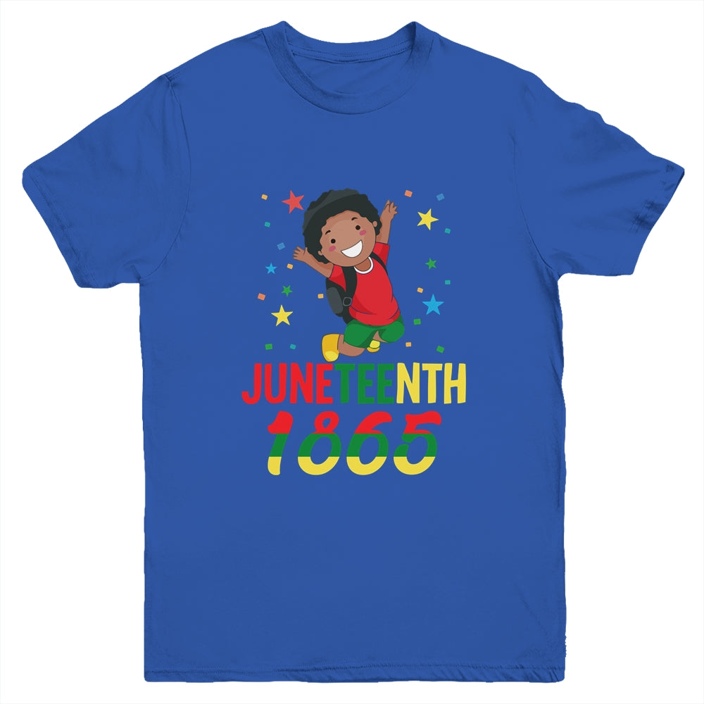 Juneteenth Celebrating 1865 Cute Black Boys Youth Youth Shirt | Teecentury.com
