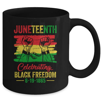 Juneteenth Celebrating Black African Freedom 1865 Flag Mug Coffee Mug | Teecentury.com