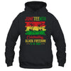 Juneteenth Celebrating Black African Freedom 1865 Flag T-Shirt & Tank Top | Teecentury.com