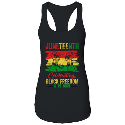 Juneteenth Celebrating Black African Freedom 1865 Flag T-Shirt & Tank Top | Teecentury.com
