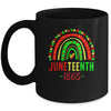 Juneteenth For Women Men Kids Juneteenth Day Rainbow Mug | teecentury